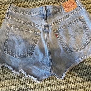 Levi's Classic Light Blue Cutoff Shorts